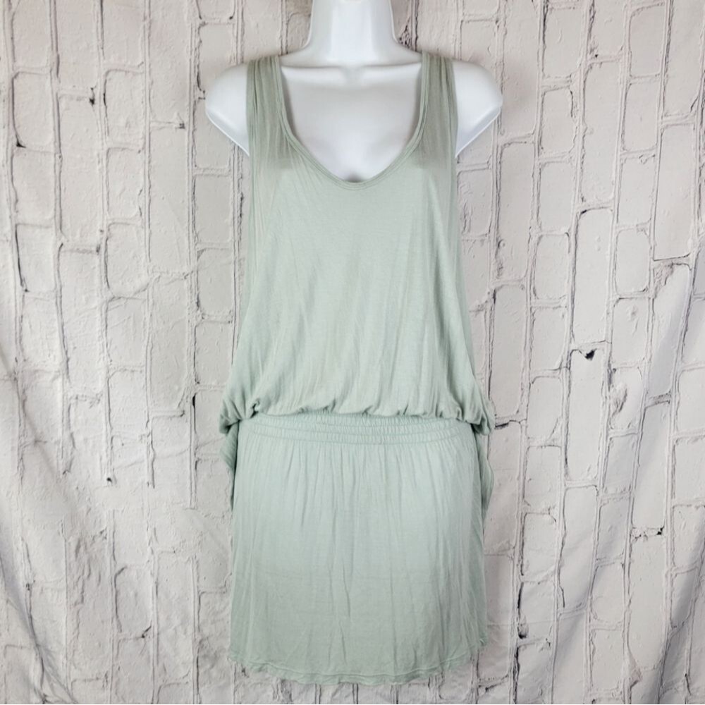 Maison Martin Margiela Mini Dress in Light Green